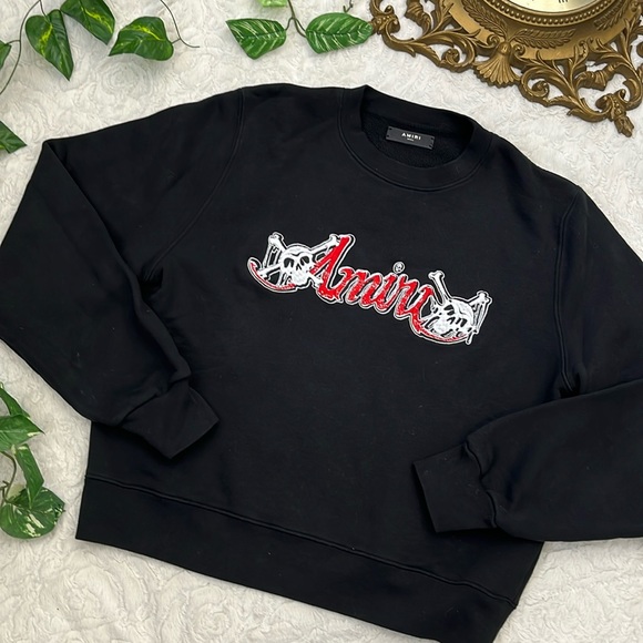 Black Amiri Sweatshirt - Picture 1 of 7